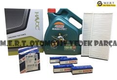 Accent Admire Bakım Seti 1.3 Ve 1.6 Benzinli Filtre + Buji + Yağ