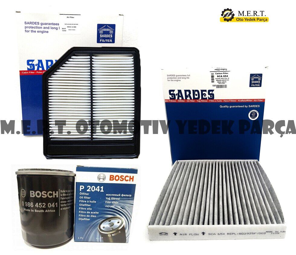 Honda Civic 1.6 Fd6 Filtre Bakım Seti (2007-2012)