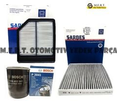 Honda Civic 1.6 Fd6 Filtre Bakım Seti (2007-2012)