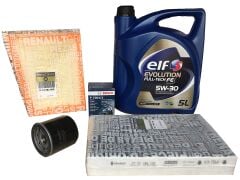 Renault Megane 4 1.6 Benzinli Filtre Bakım Seti + Motor Yağı 5W30