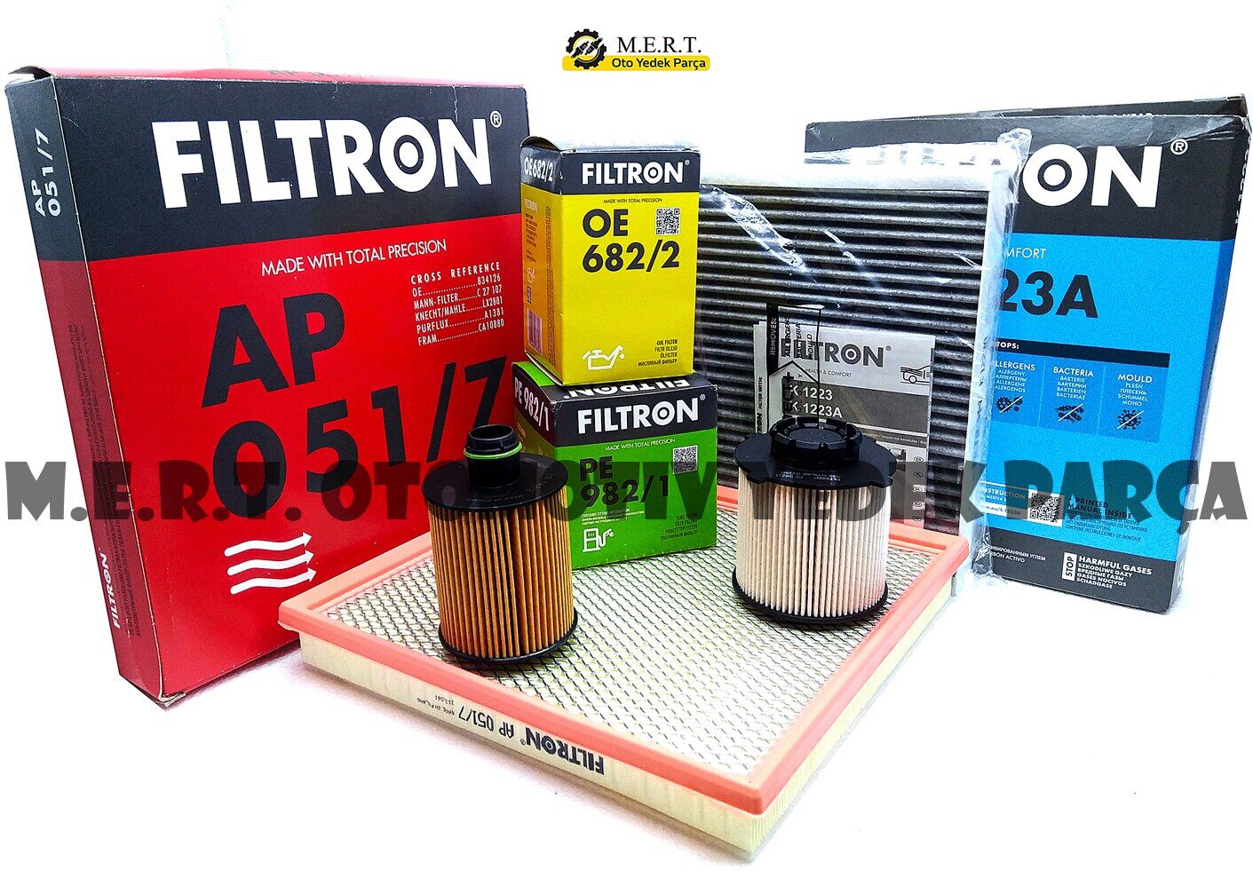 Opel Astra J 1.3 Cdti Filtron 4'Lü Filtre Bakım Seti (2009-2015)