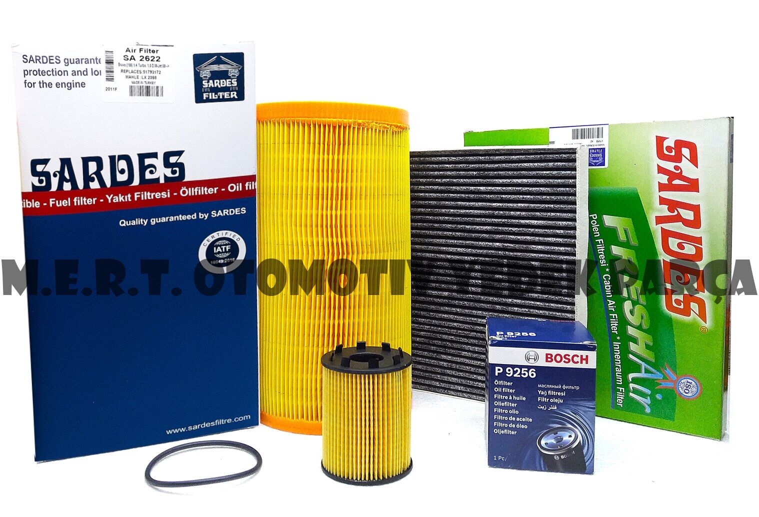 Fiat Bravo 1.4 Turbo T-Jet Filtre Bakım Seti (Hava-Yağ-Polen)