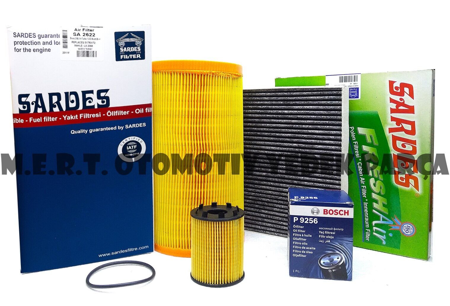 Fiat Bravo 1.4 Turbo T-Jet Filtre Bakım Seti (Hava-Yağ-Polen)