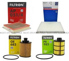 Opel Astra H 1.3 Cdti Dizel Filtron Filtre Bakım Seti 2005-2013