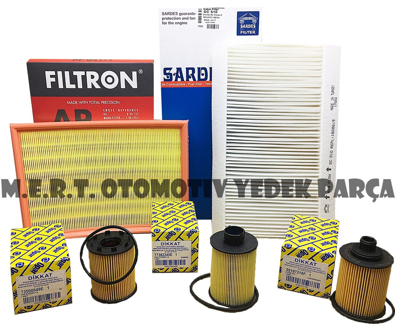 Opel Corsa C 1.3 Dizel Filtre Bakım Seti (2003-2006)