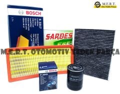 Fiat Stilo 1.4 16V Filtre Bakım Seti (Hava-Yağ-Polen)