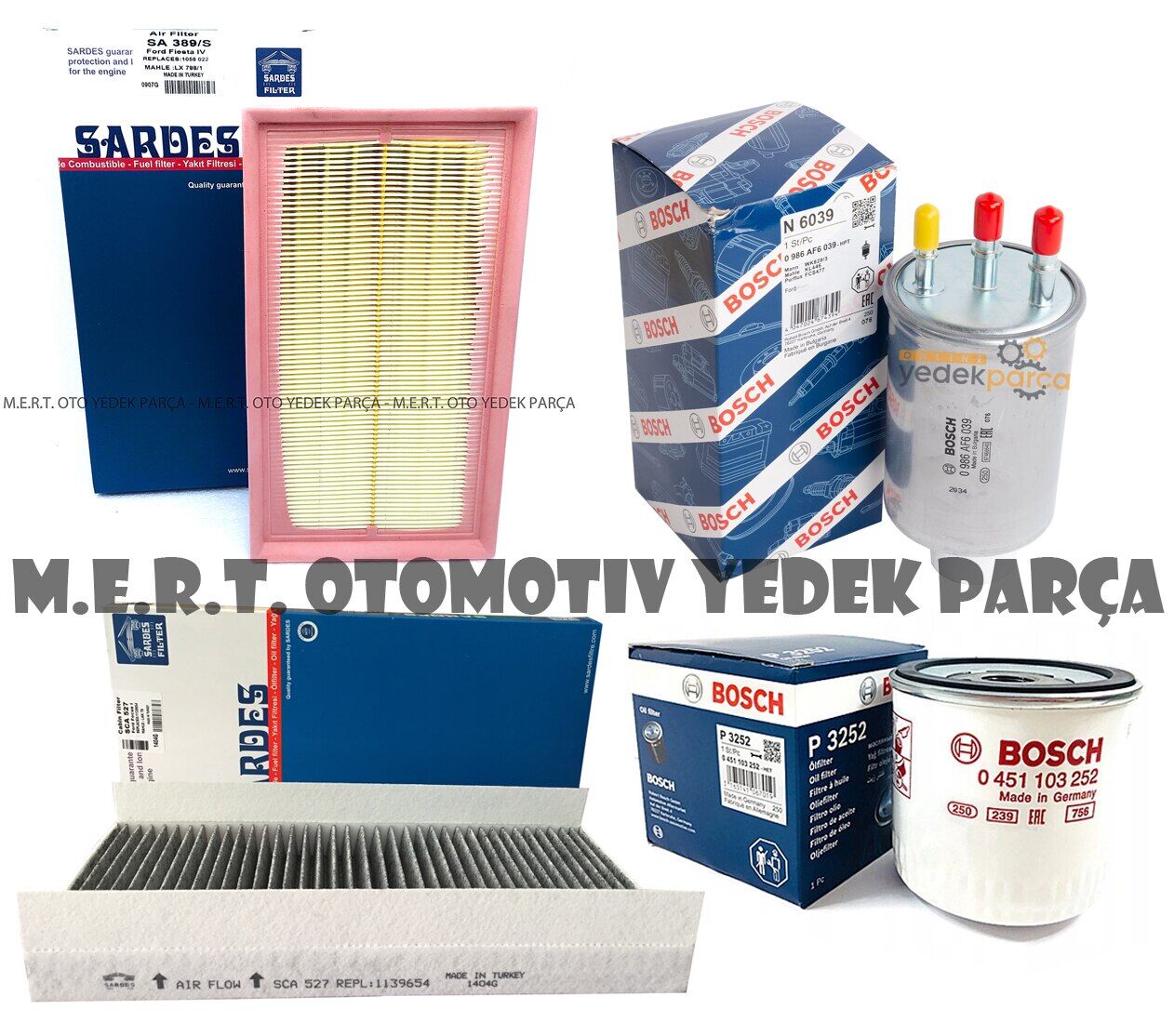 Ford Connect 1.8 Tdci Filtre Bakım Seti (2002-2011)