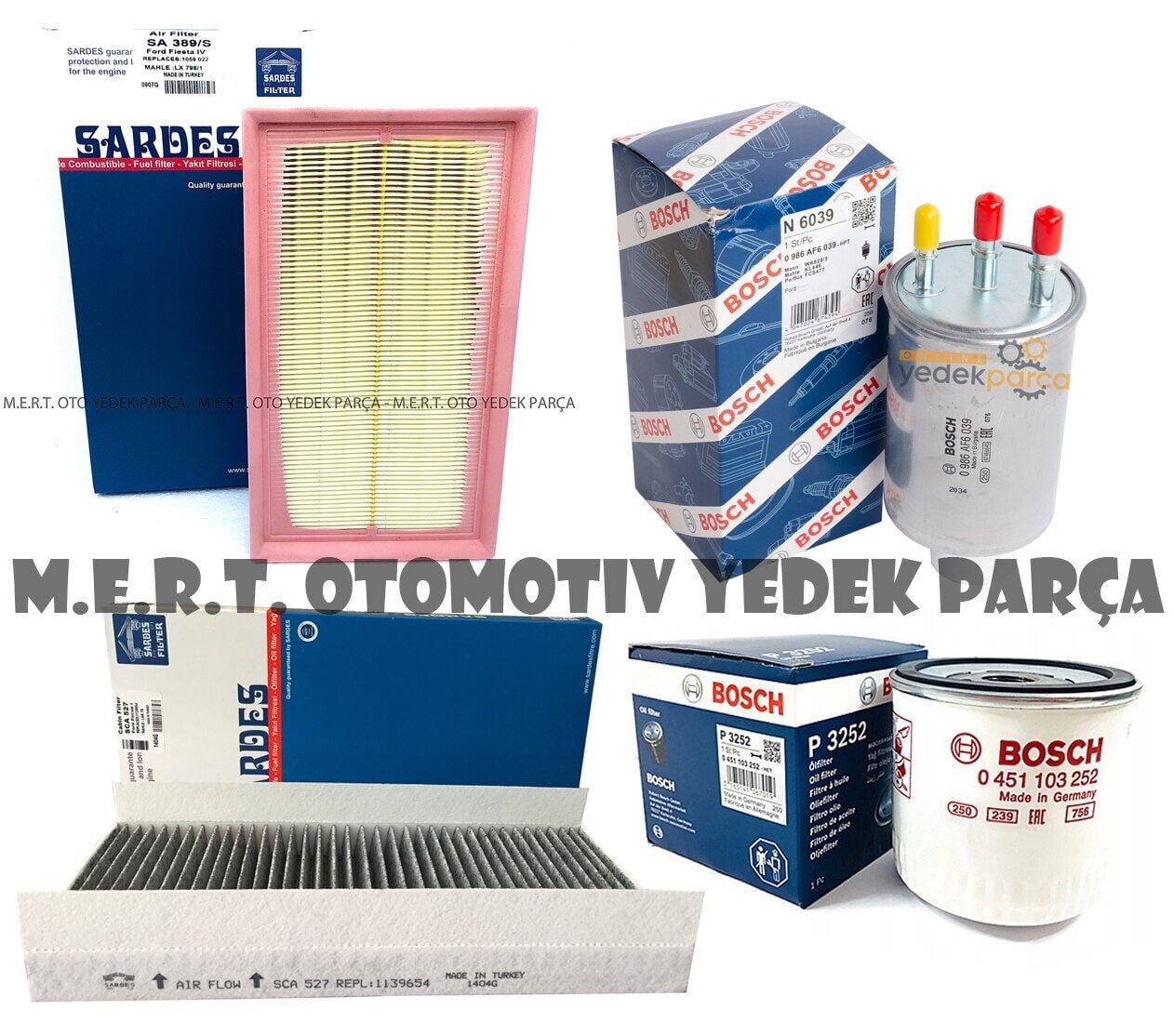 Ford Connect 1.8 Tdci Filtre Bakım Seti (2002-2011)