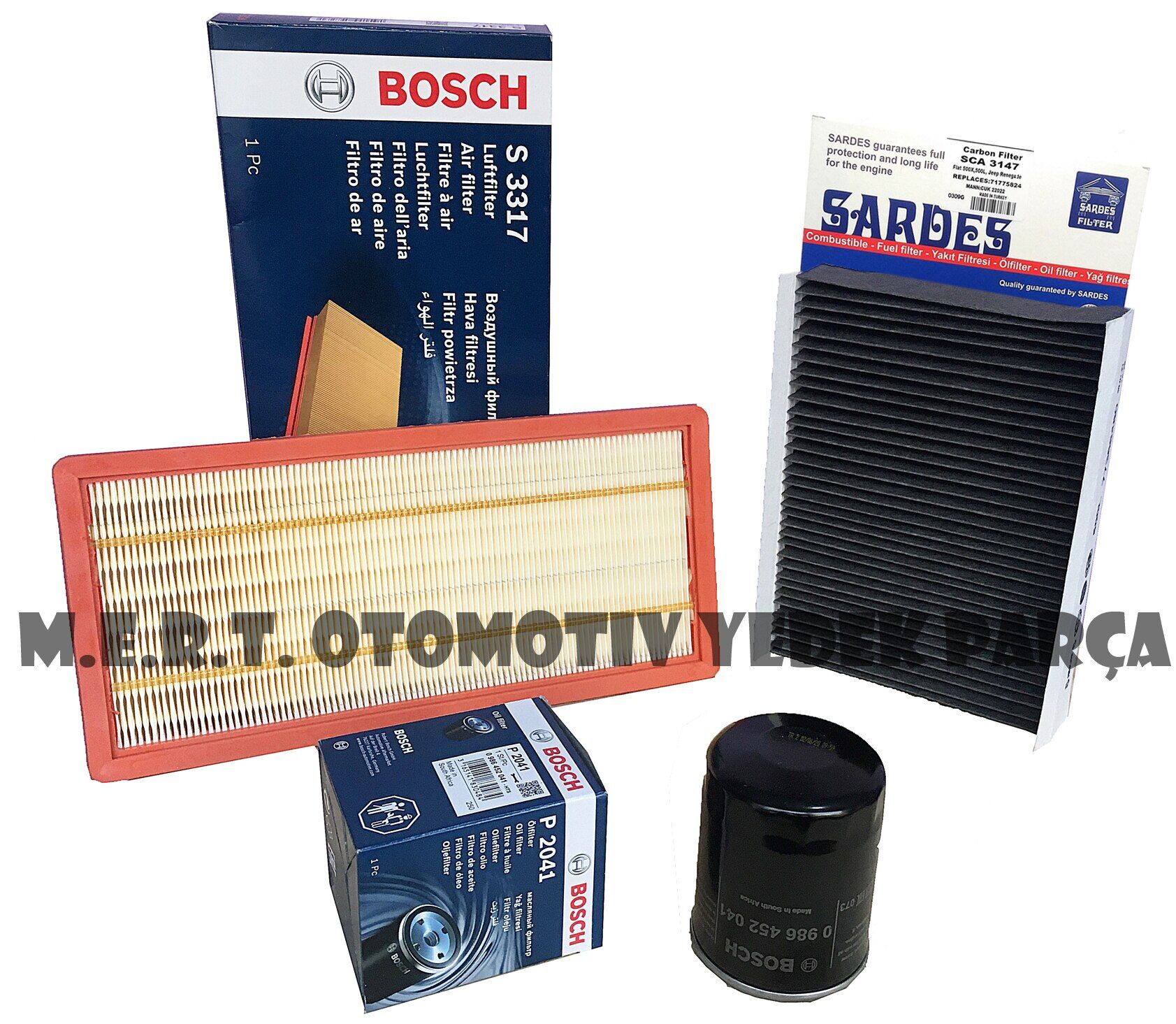 Fiat 500L 1.4 Benzinli Filtre Bakım Seti (2013-2020)