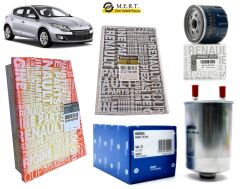 Renault Megane 3 1.5 Dci Filtre Bakım Seti 2009-2016