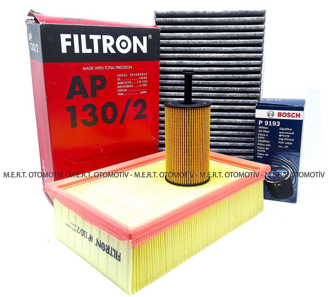 Peugeot 307 1.6 16V Benzinli Filtre Bakım Seti (2001-2003)