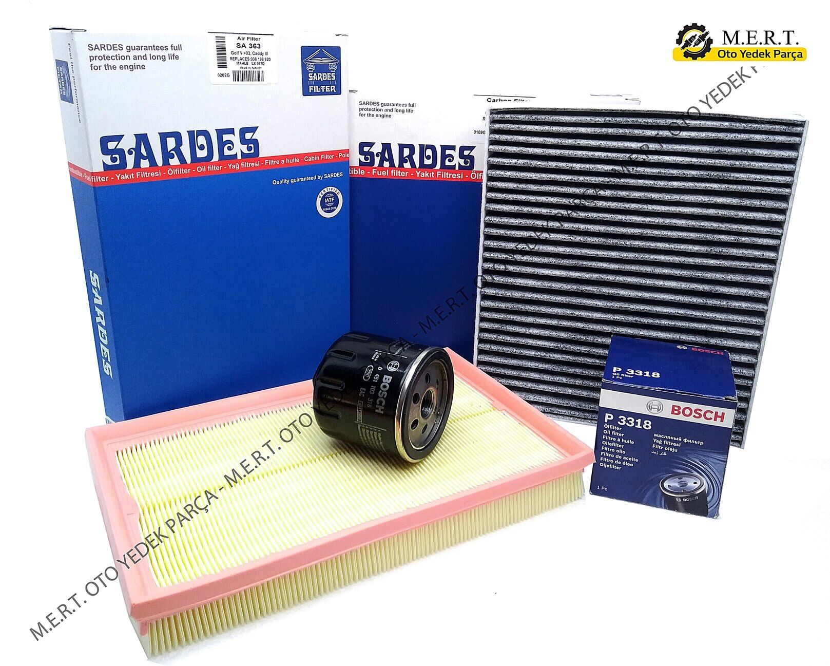 Seat Ibiza 1.4 16V Filtre Bakım Seti (2002-2009) (485909546)