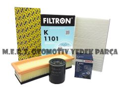 Fiat Doblo 1.4 Benzinli Filtre Bakım Seti 2005-2010 Opar + Bosch