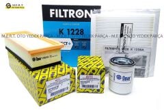 Fiat Linea 1.4 Fire 8V Benzinli Filtre Bakım Seti Opar