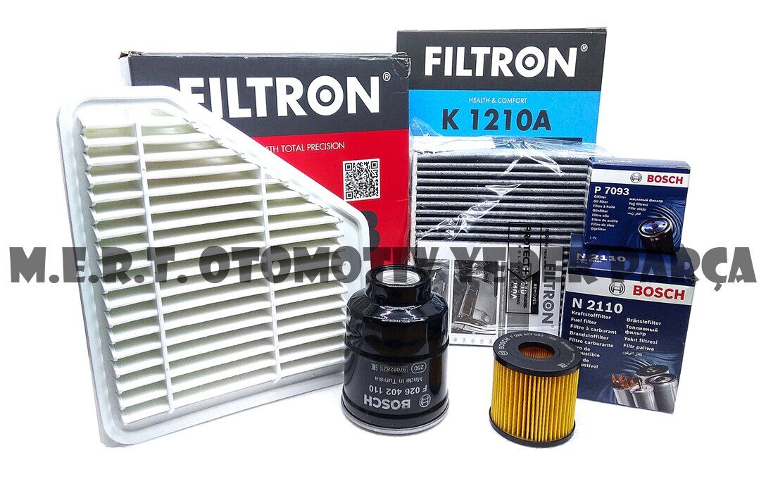 Toyota Corolla 1.4 D-4D Filtre Bakım Seti (2009-2016)