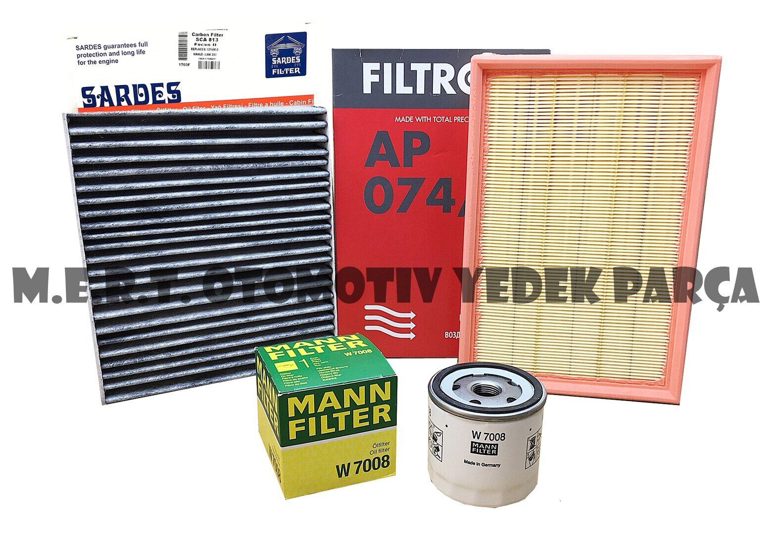 Ford Focus 2 1.6 16V Benzinli Filtre Bakım Seti (2005-2007)