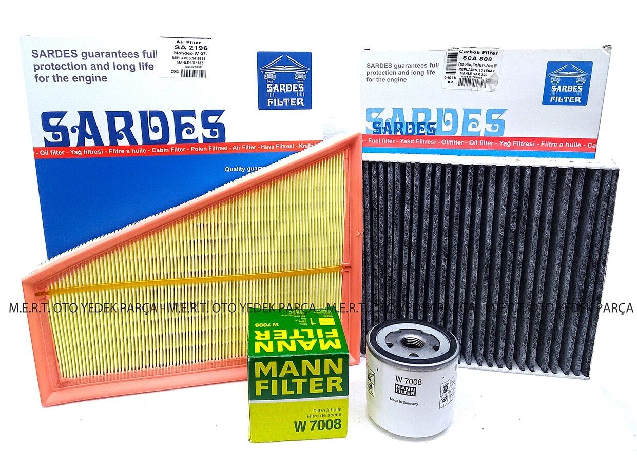 Ford Mondeo 1.6 Benzinli Filtre Bakım Seti (2011-2014) 160Hp