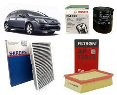 Citroen C4 2.0 Vts Benzinli Filtre Bakım Seti (2005-2010)