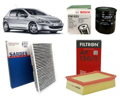 Peugeot 307 2.0 Benzinli Filtre Bakım Seti (2000-2005)