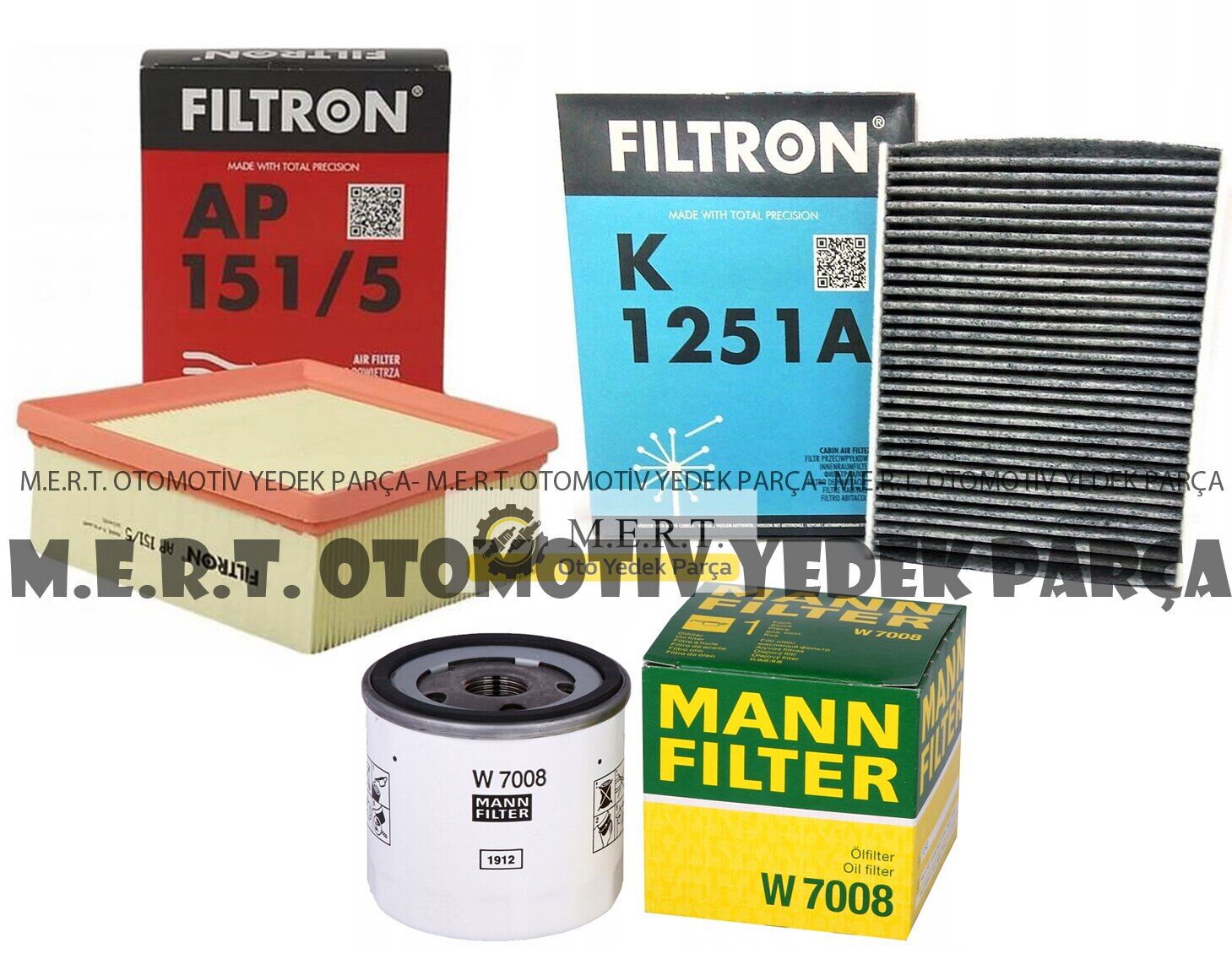 Ford Fiesta 1.25 Filtre Bakım Seti (2008-2016)