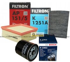 Ford Fiesta 1.0 Gtdi Filtre Bakım Seti (2013-2017)