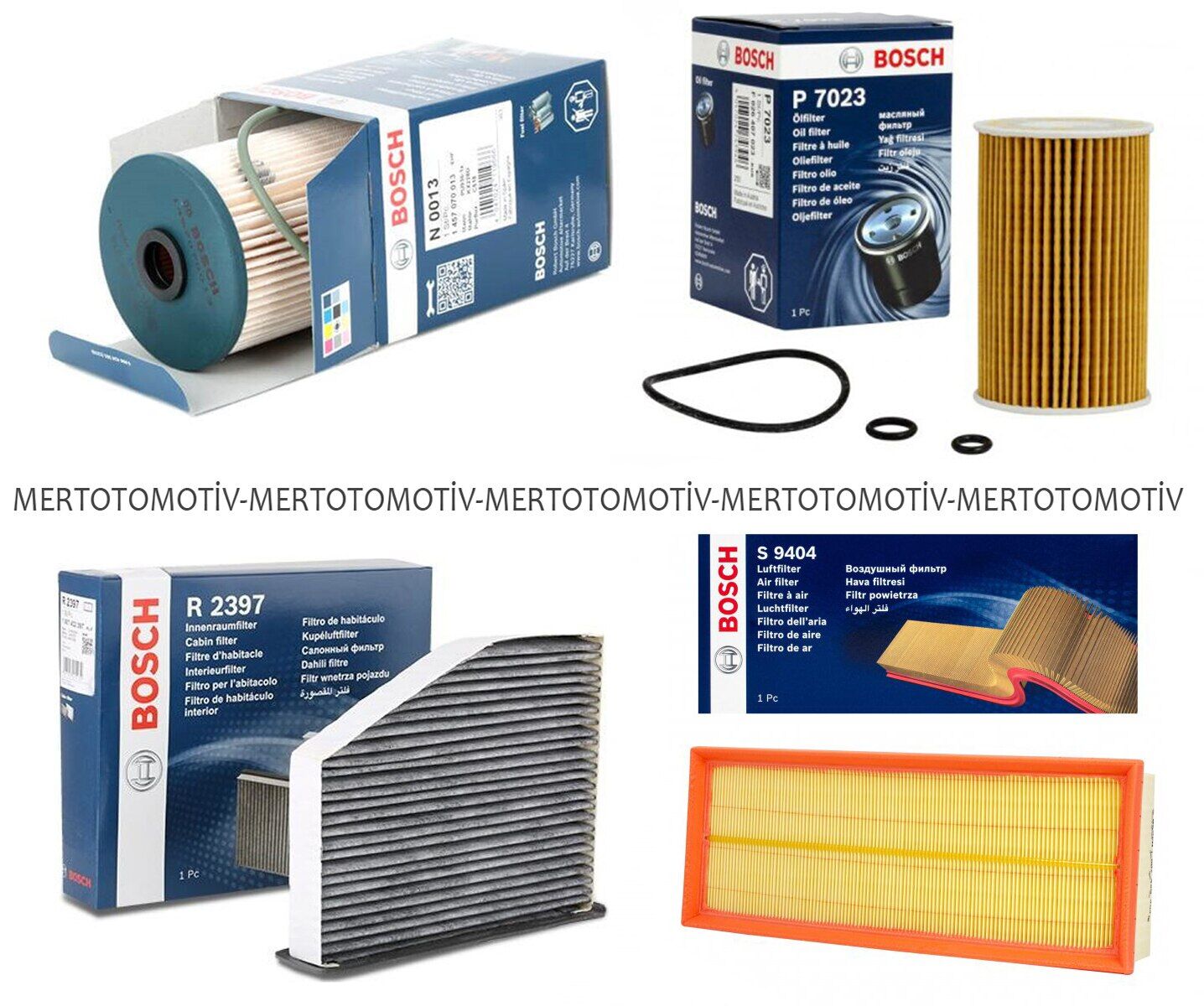 Vw Golf 6 1.6 Tdı Bosch Filtre Bakım Seti (2008-2012) Cay