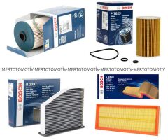 Vw Golf 6 1.6 Tdı Bosch Filtre Bakım Seti (2008-2012) Cay