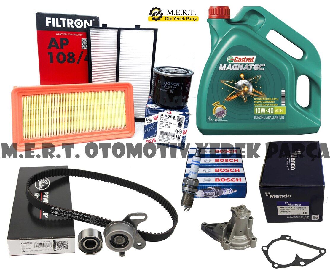 Getz 1.4 Komple Bakım Seti Triger Devirdaim Filtre Buji