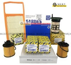 Fiat 500L 1.3 Multijet Euro 6 Filtre Bakım Seti 95Hp