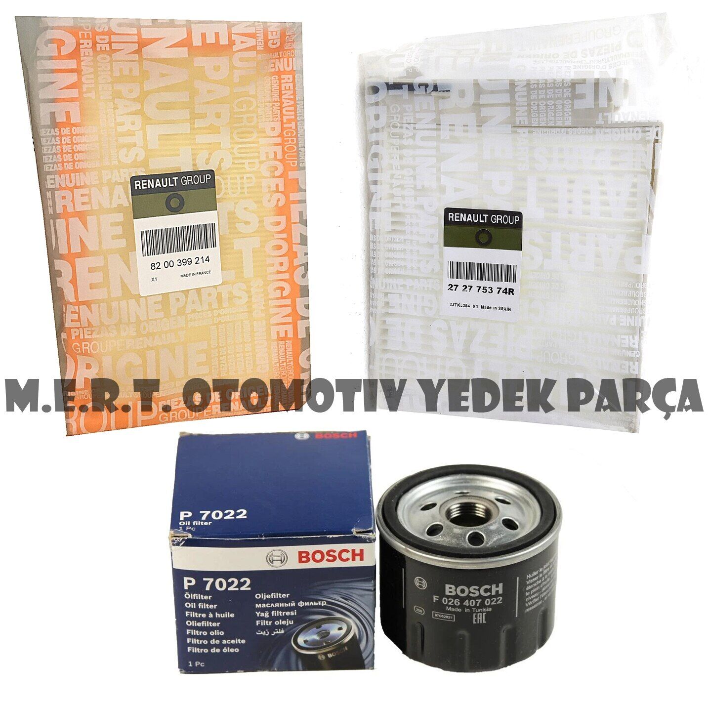 Renault Modus 1.4 Ve 1.6 Filtre Bakım Seti (2004-2010)