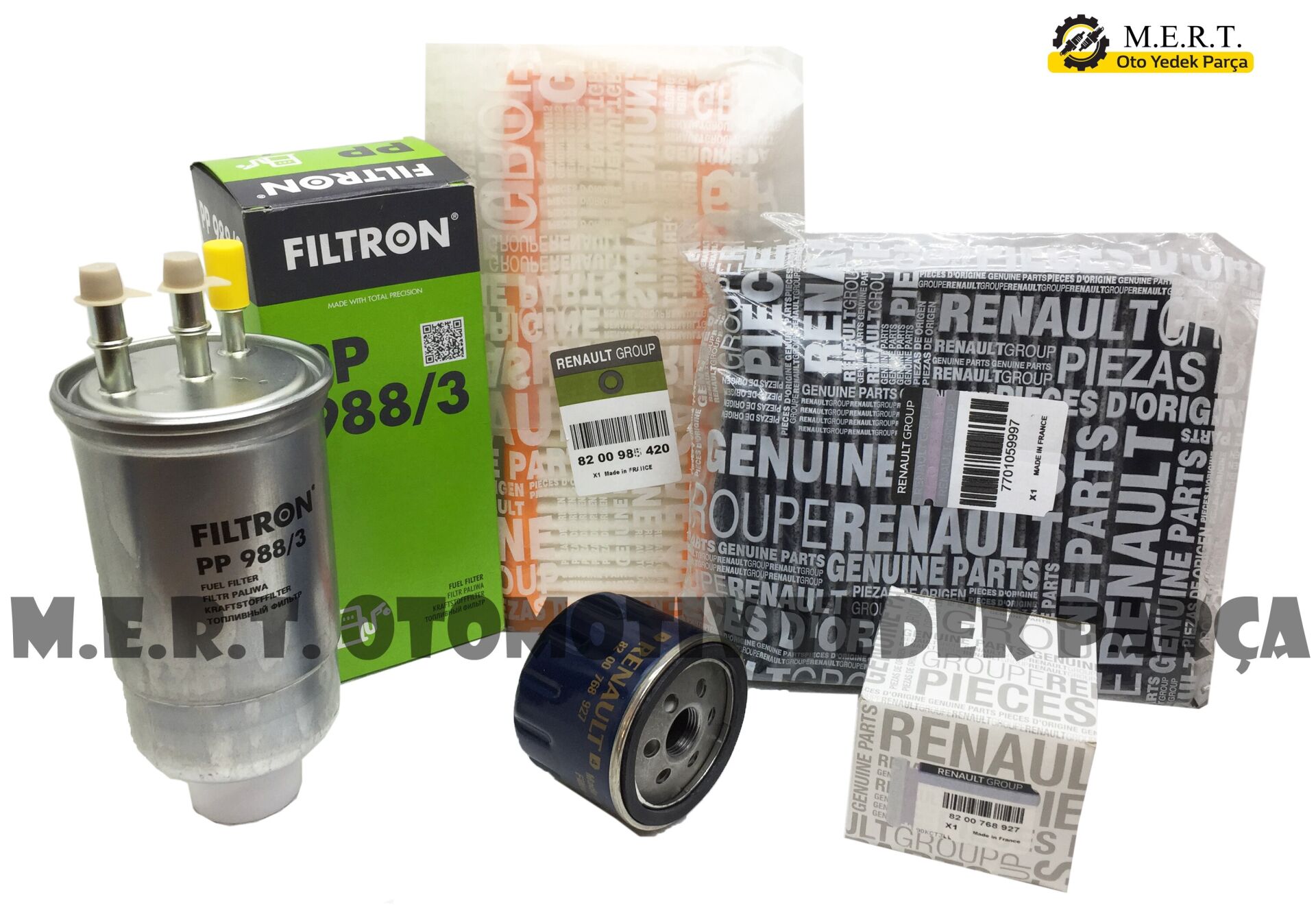 Dacia Sandero 1.5 Dci 90Hp Filtre Bakım Seti (2009-2012)