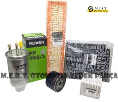 Dacia Logan 1.5 Dci Dizel Filtre Bakım Seti (2005-2010)