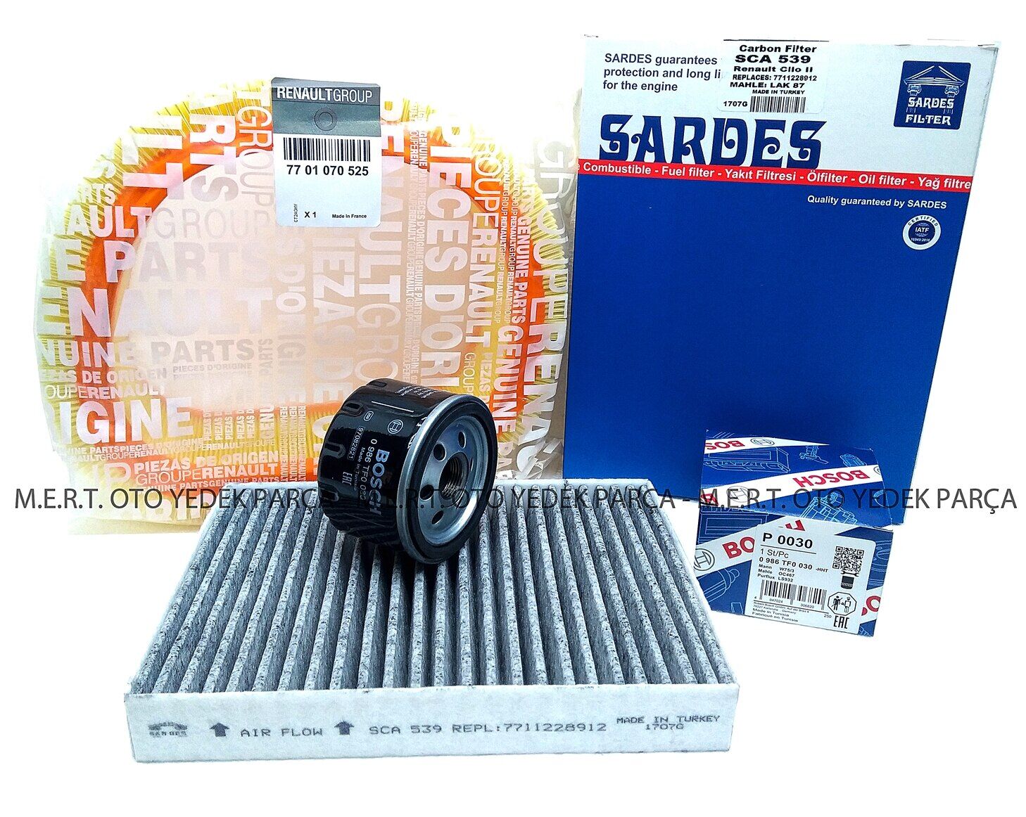 Renault Symbol 1.4 Benzinli Filtre Bakım Seti (2008-2012) (484569898)