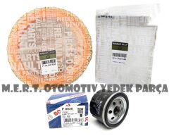 Dacia Sandero 1.4 Filtre Bakım Seti (Hava-Yağ-Polen)