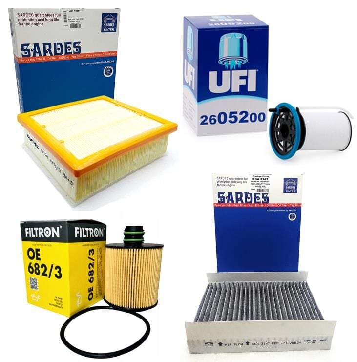 Fiat 500x 1.6 Multijet Filtre Bakım Seti 2015-