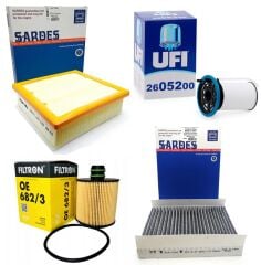 Fiat 500x 1.6 Multijet Filtre Bakım Seti 2015-