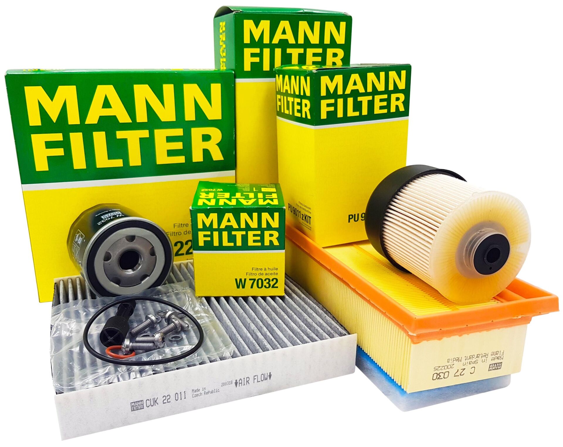 Renault Captur 1.5 DCi MANN Filtre Bakım Seti 2013-2018