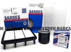 Kia Ceed 1.4 / 1.6 Benzinli Filtre Bakım Seti (2010-2011)