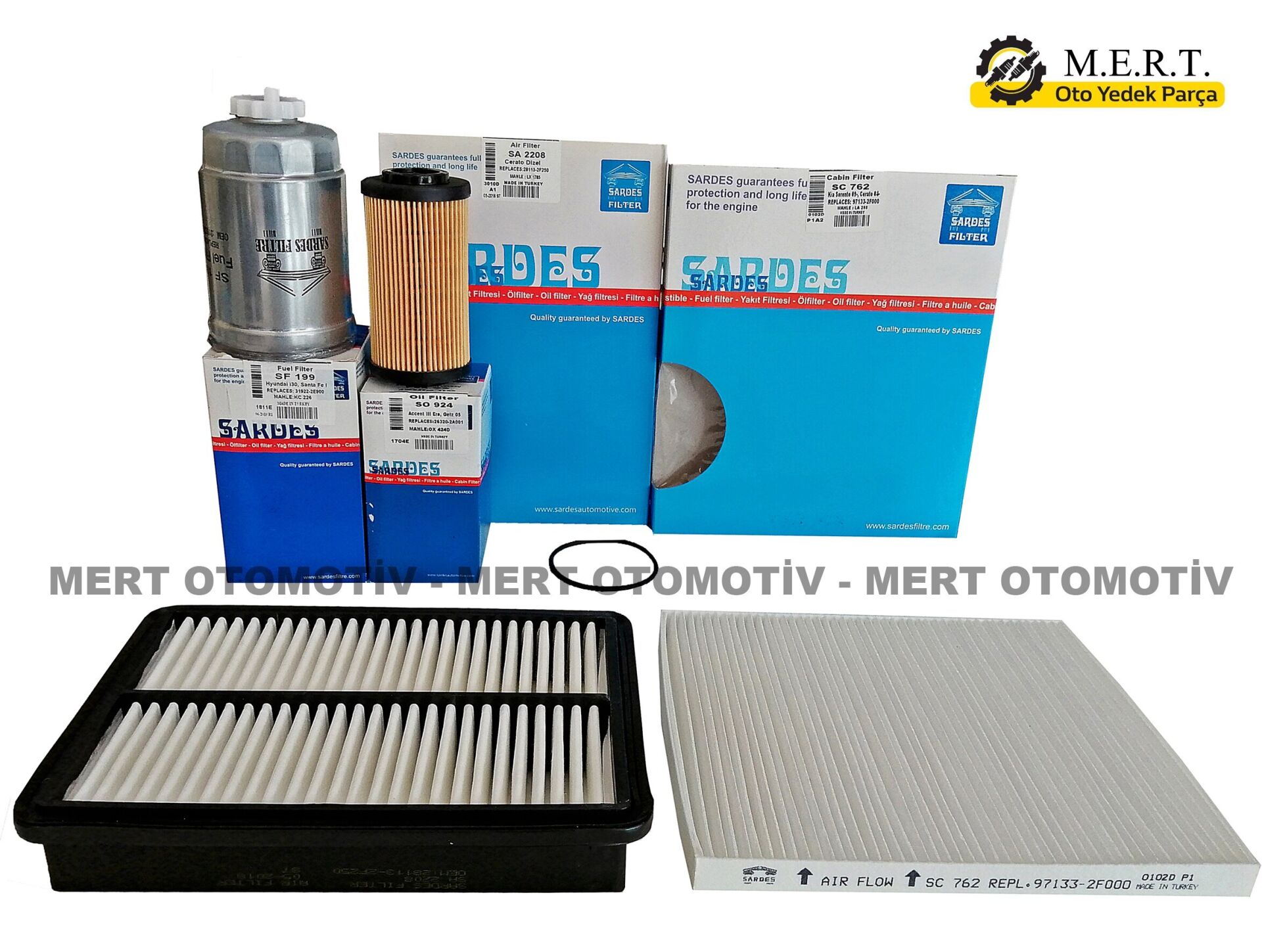 Kia Cerato 1.5 Dizel Filtre Bakım Seti (2004-2007) (495407790)