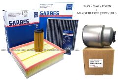 Toyota Avensis 1.6 D-4D Filtre Bakım Seti (2015-2018)