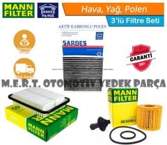 Toyota Auris 1.6 Benzinli Filtre Bakım Seti (2009-2016) (483849092)