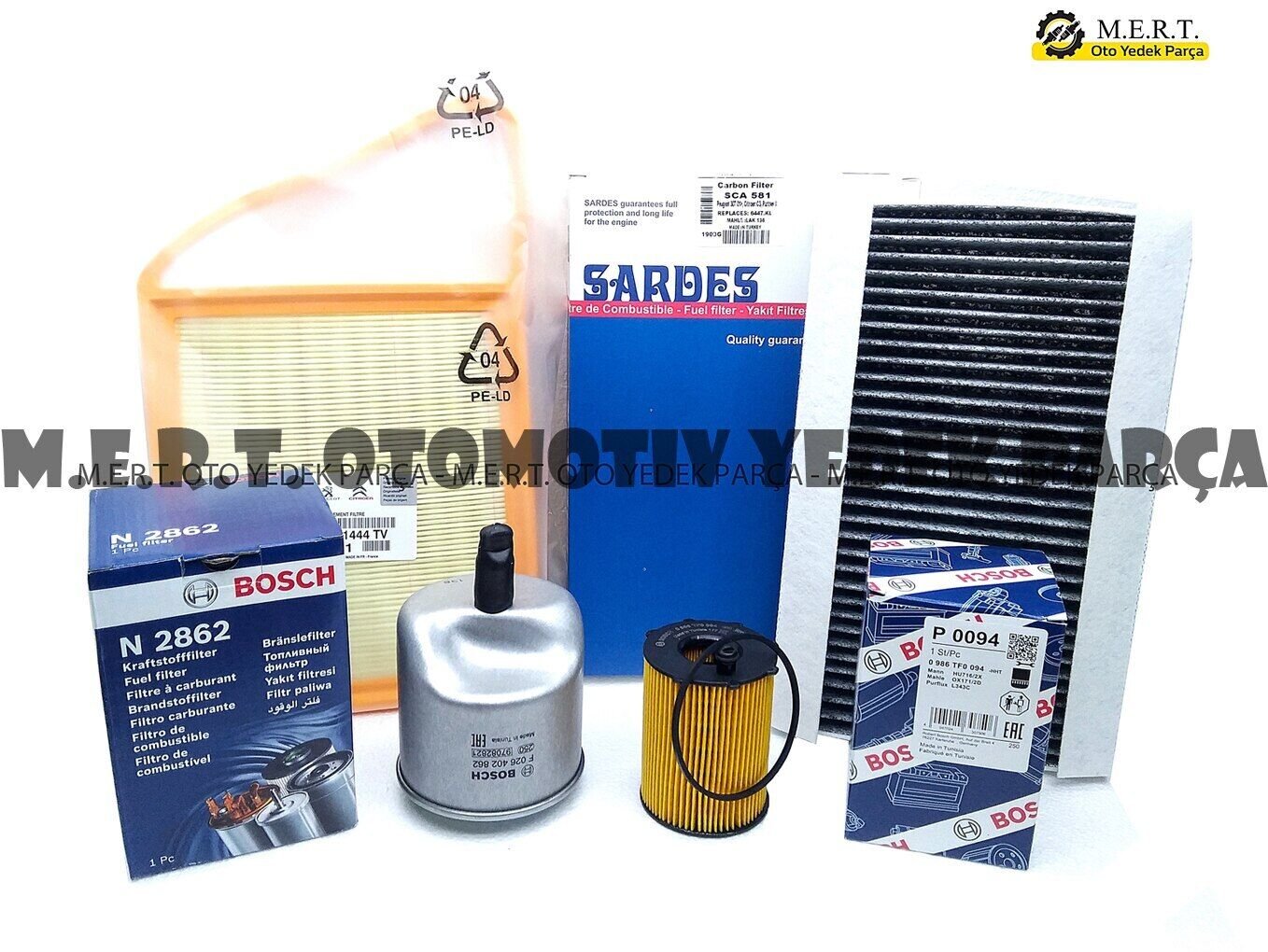 Citroen C4 1.6 E-Hdi Filtre Bakım Seti (2011-2015)