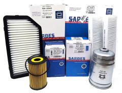 Hyundai I20 1.4 Crdi Dizel Filtre Bakım Seti 2009-2014