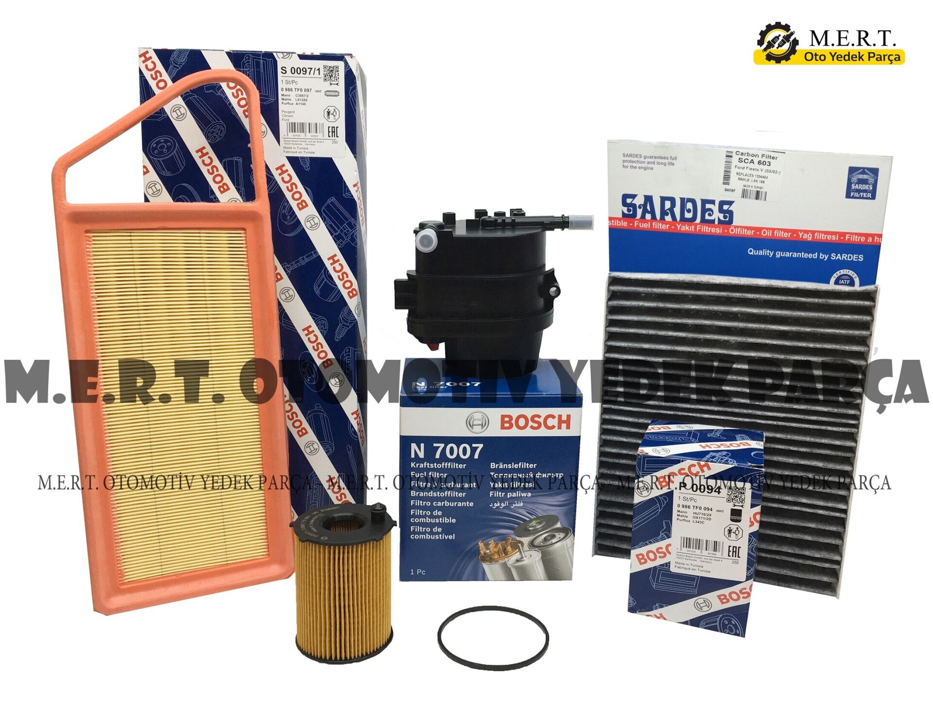 Ford Fiesta 1.4 Tdci Dizel Filtre Bakım Seti (2002-2009)