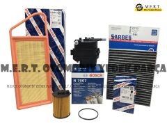 Ford Fiesta 1.4 Tdci Dizel Filtre Bakım Seti (2002-2009)