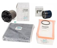 Renault Captur 1.5 DCi Yağ Bakım Seti Komple Tip Mazot Filtreli