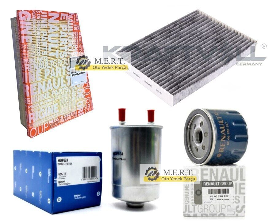 Renault Scenic 3 1.5 Dci Filtre Bakım Seti 2010-2015