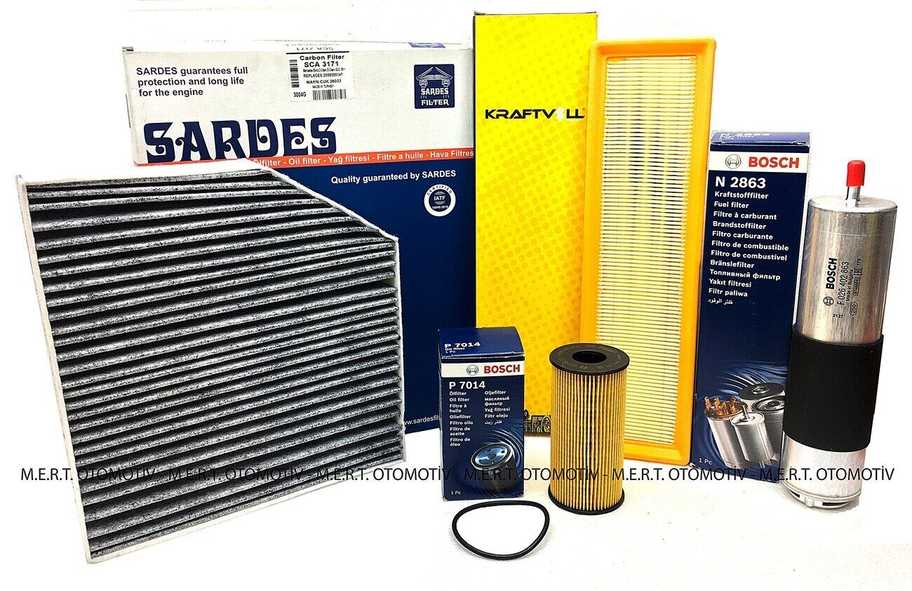 Mercedes C200D W205 1.6D Bluetec Filtre Bakım Seti (2014-2018) (491794333)