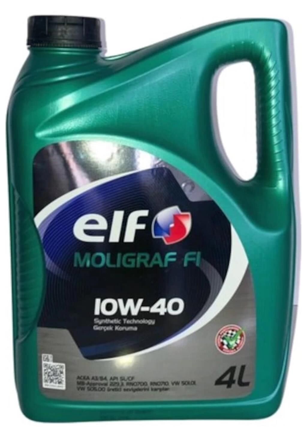 Elf Moligraf F1 10W40 4 Lt Motor Yağı