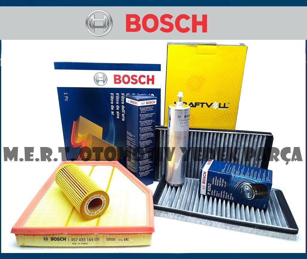 Bmw 5.35D E60 Dizel Bosch Filtre Bakım Seti (2005-2010) M57